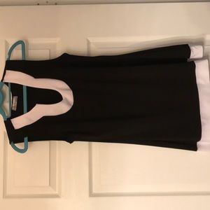 Black and white tank top